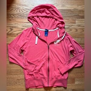 Nike Women’s Red Zip-Up Hoodie Sz M
